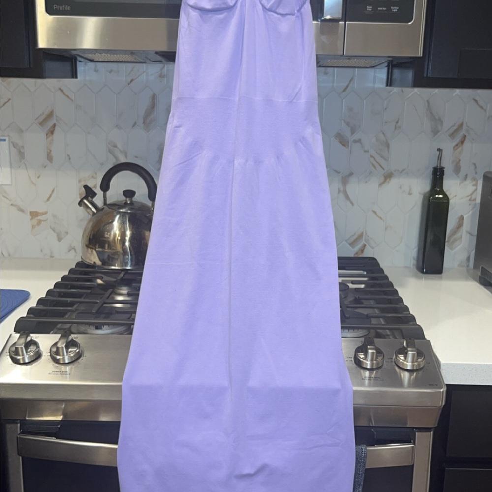 YITTY Purple Strapless Dress